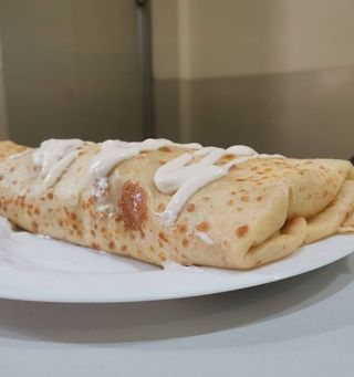 Palačinka sa šunkom, kačkavaljem i pavlakom