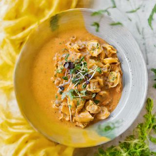 Pasta fresca con salsa Greppia