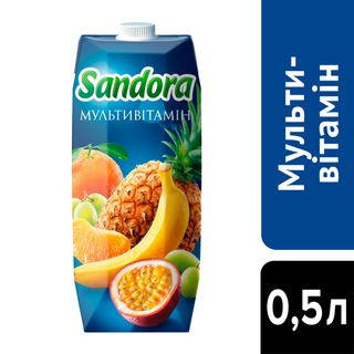 МУЛЬТИВІТАМІН НЕКТАР 0,5 Л SANDORA