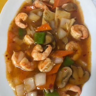 Gambas com Piri-Piri