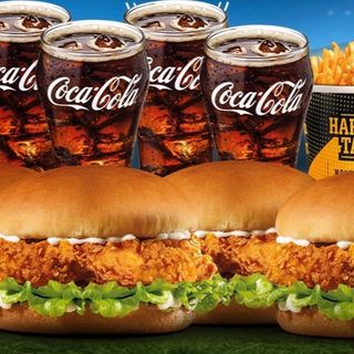 4 menú crispy burger