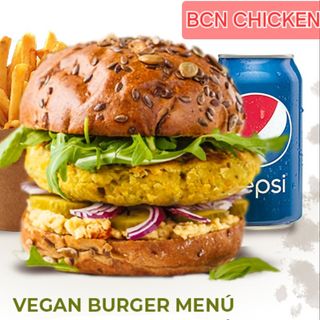 VEGAN BURGER MENÚ 