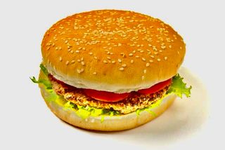 Бургер Голям Пилешки (450г)