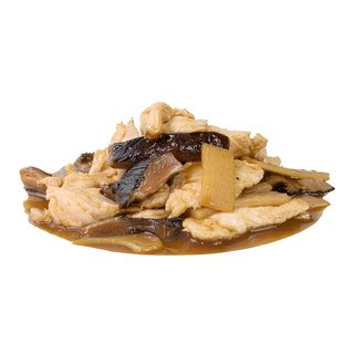 141. Pollo con bambù e funghi