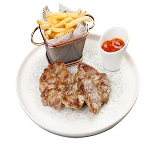 Свинска вратна пържола (350г)