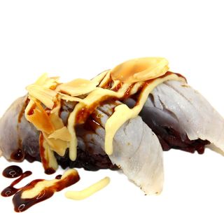 169-Nigiri black lubina flameado