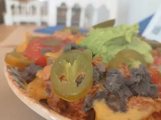 Nachos completos.