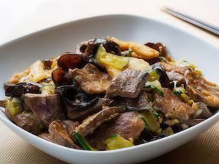 Fegato di maiale saltato