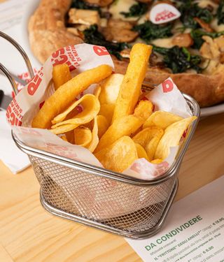 Lingotti di polenta fritta