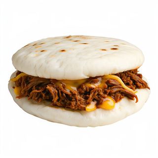 Arepa de Carne de Ternera y Queso