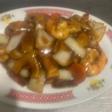 Langostinos Con Salsa De Ostras