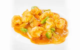 785 Gamberi in salsa piccante