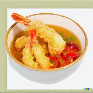 Soupe Tempura Crevettes