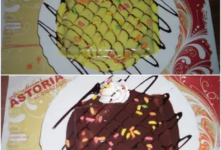 Milkshake palačinka
