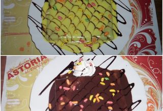 Milkshake palačinka