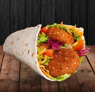 Dürüm de falafel
