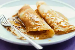 crêpe miel et noix