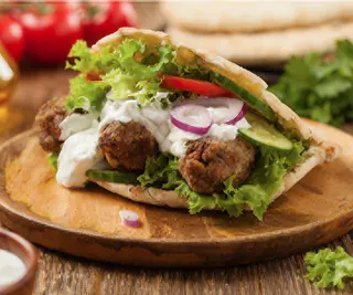 Durum kebab falafel normal