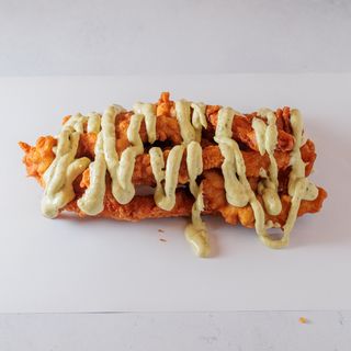 Chicken fingers Pesto