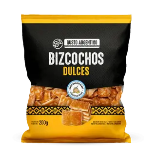 Bizcochos Dulces Gusto Argentino X 200 Gr