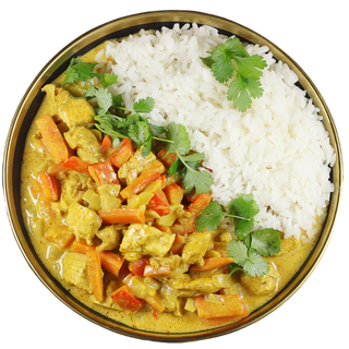 Curry z krewetkami po tajsku