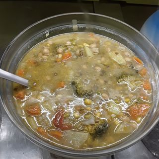 Sopa de verdura mixta