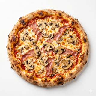 Pizza Fungui Prosciutto