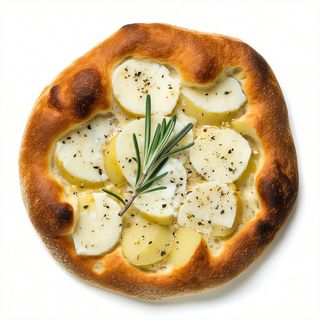 Pizza bianca patate 32 cm