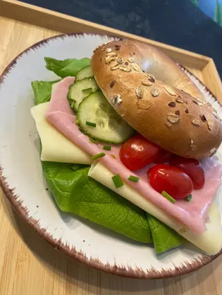 Bajgiel ser szynka 