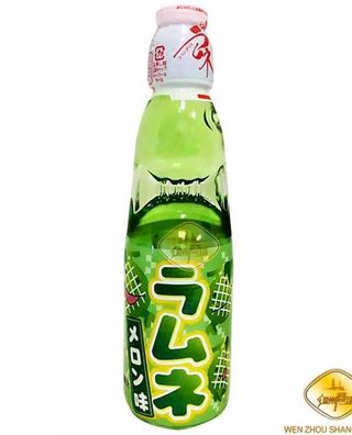 324. Refresco Japonés Ramune Melón (200 ml.)