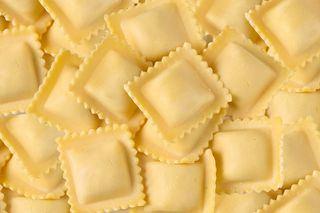 Ravioli de pera y queso