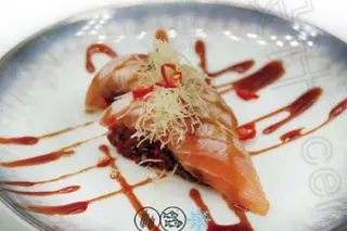 76. Nighiri black sake fiamma