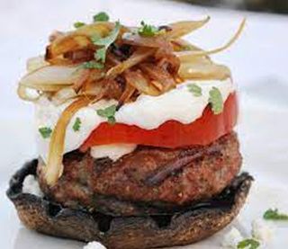 Flame Grilled Lamb Burger (Goat)