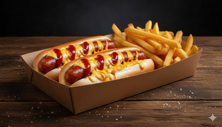 Hot Dog Menù - 1 hot dog con patatine e bibita