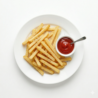 Patatas Fritas Con Salsa (Grande)