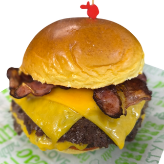 Hamburguesa Crazy Cheddar con patatas 