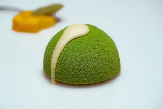 Esfera de té verde y mango