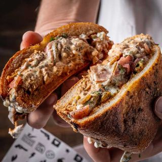 Nuestro "kebab" crujiente de paletilla de cordero