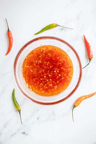 ტკბილ ცხარე სოუსი