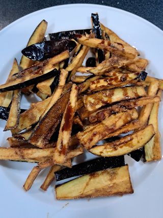 Alberginies Amb Mel De Canya