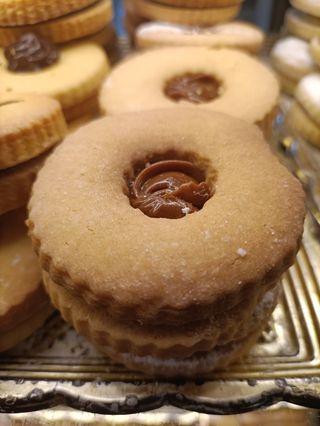 Occhi dulce de leche x 2 un.