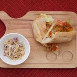 Sandwich Le Mexicain ( au choix avec poulet Roti ou viande hachée )