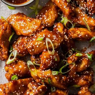 Korean fried chicken wings