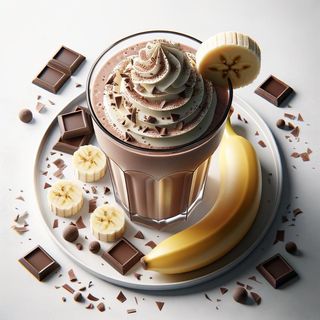 Milkshake czekoladowo-bananowy