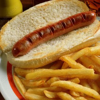 Frankfurt y patata fritas 