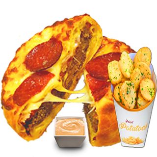 Calzone Burger Meiu 500g