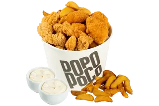 Strips & wings bucket