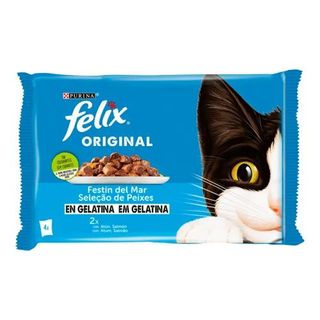 Felix Selección De Pescados En Gelatina 340 Gr.
