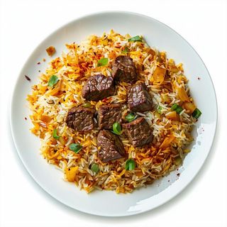 Beef  biryan riso