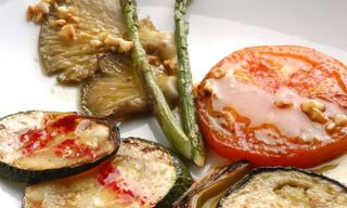 PARRILLADA DE VERDURAS CON FOIE MI CUIT